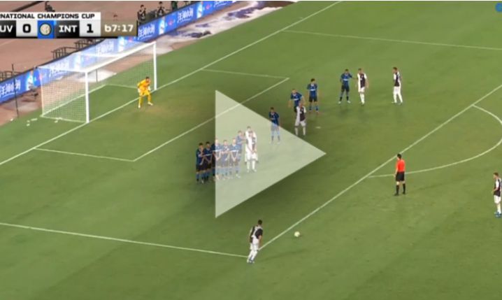 Ronaldo STRZELA GOLA z rzutu wolnego z Interem! 1-1 [VIDEO]